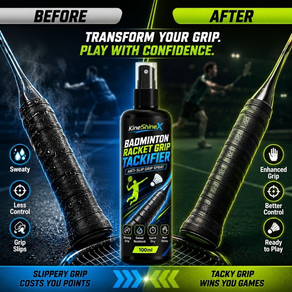 Anti-Slip Grip Spray for Tenni - огляд і ціна Badminton Grip