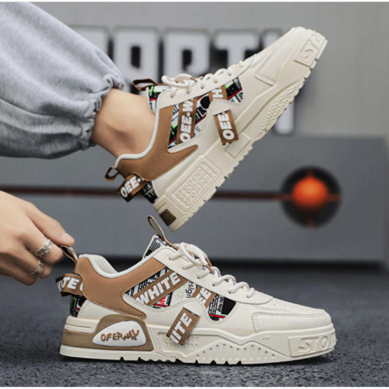 Casual Fashion Leather Sneaker - огляд і ціна Badminton Shoes Men
