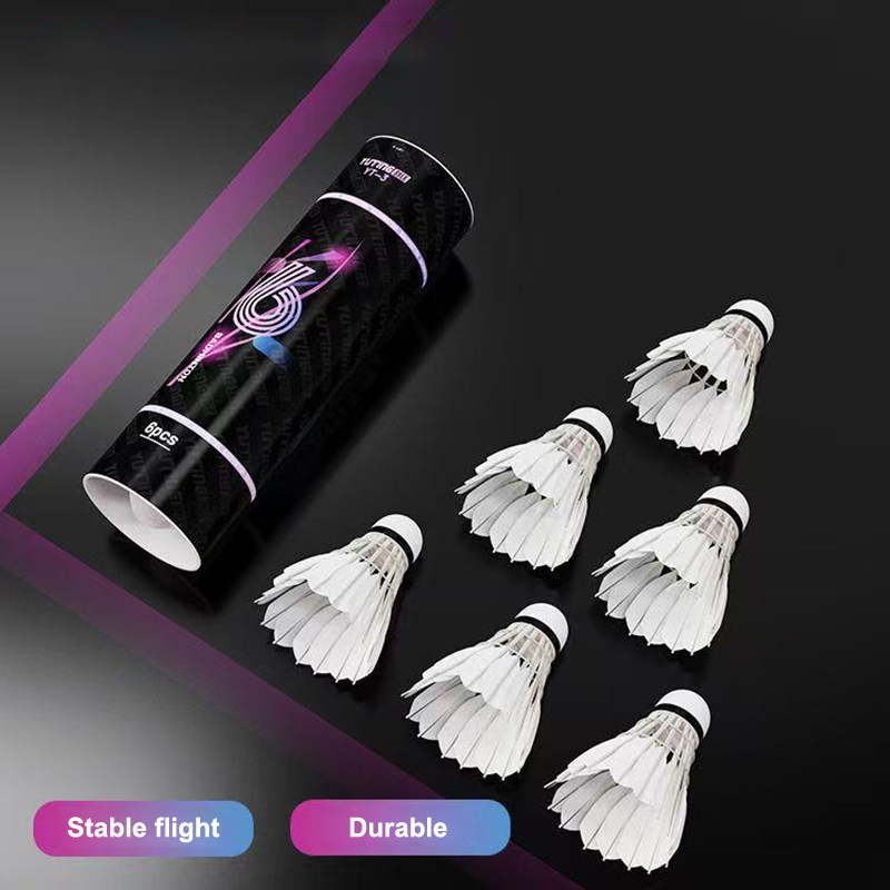 3/6Pcs Badminton Balls Shuttle - огляд і ціна Feather Shuttlecock