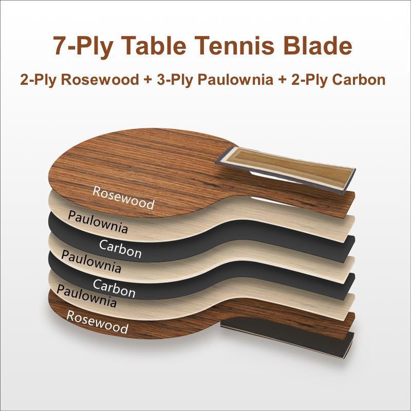 Rosewood Table Tennis Board Pr - огляд і ціна Badminton Racket Carbon