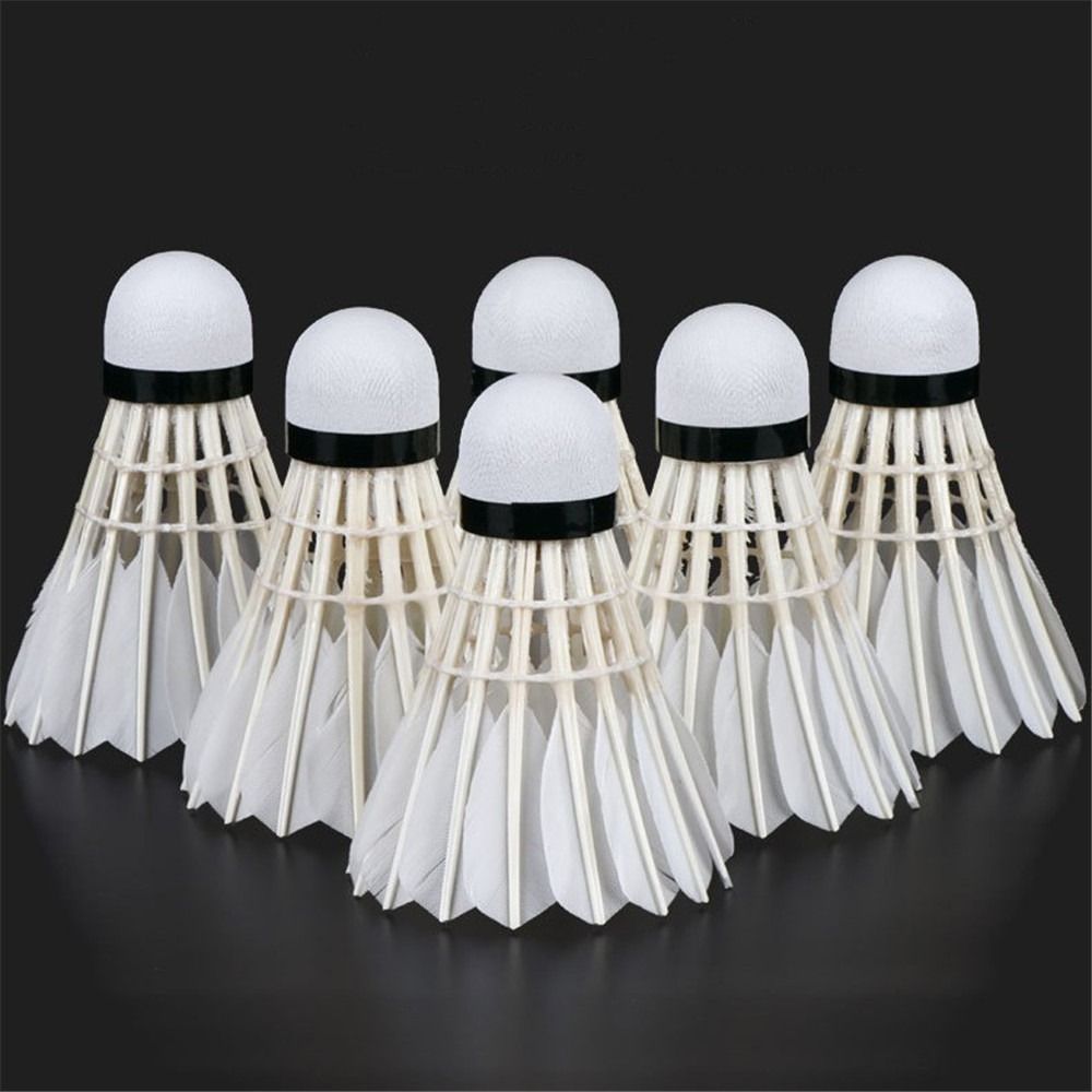 3/6/12Pcs New White Badminton  - огляд і ціна Feather Shuttlecock