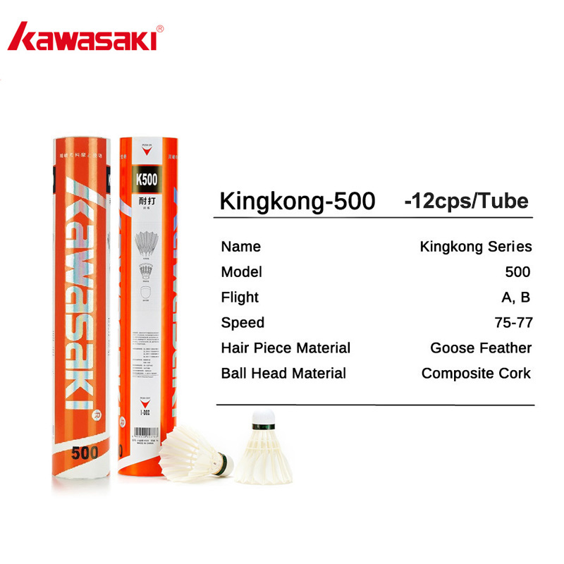 Kawasaki King Kong 500 / Queen - огляд і ціна Feather Shuttlecock